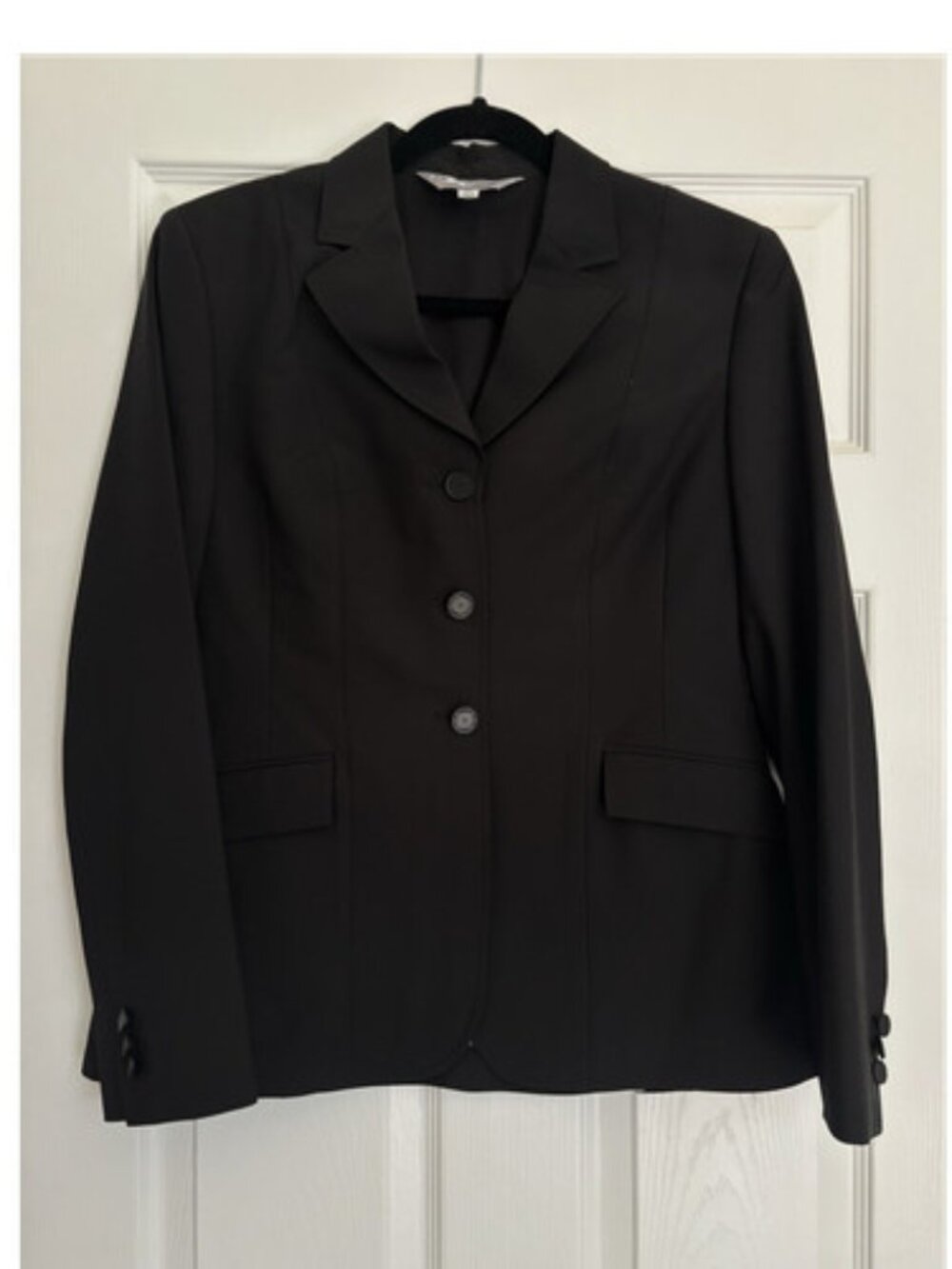 R.J. Classics Grey Label Women's Black English Show Coat Size 8R